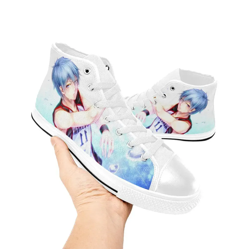 Tetsuya Kuroko Basketball Shoes High Tops Sneakers for Kids and Adults