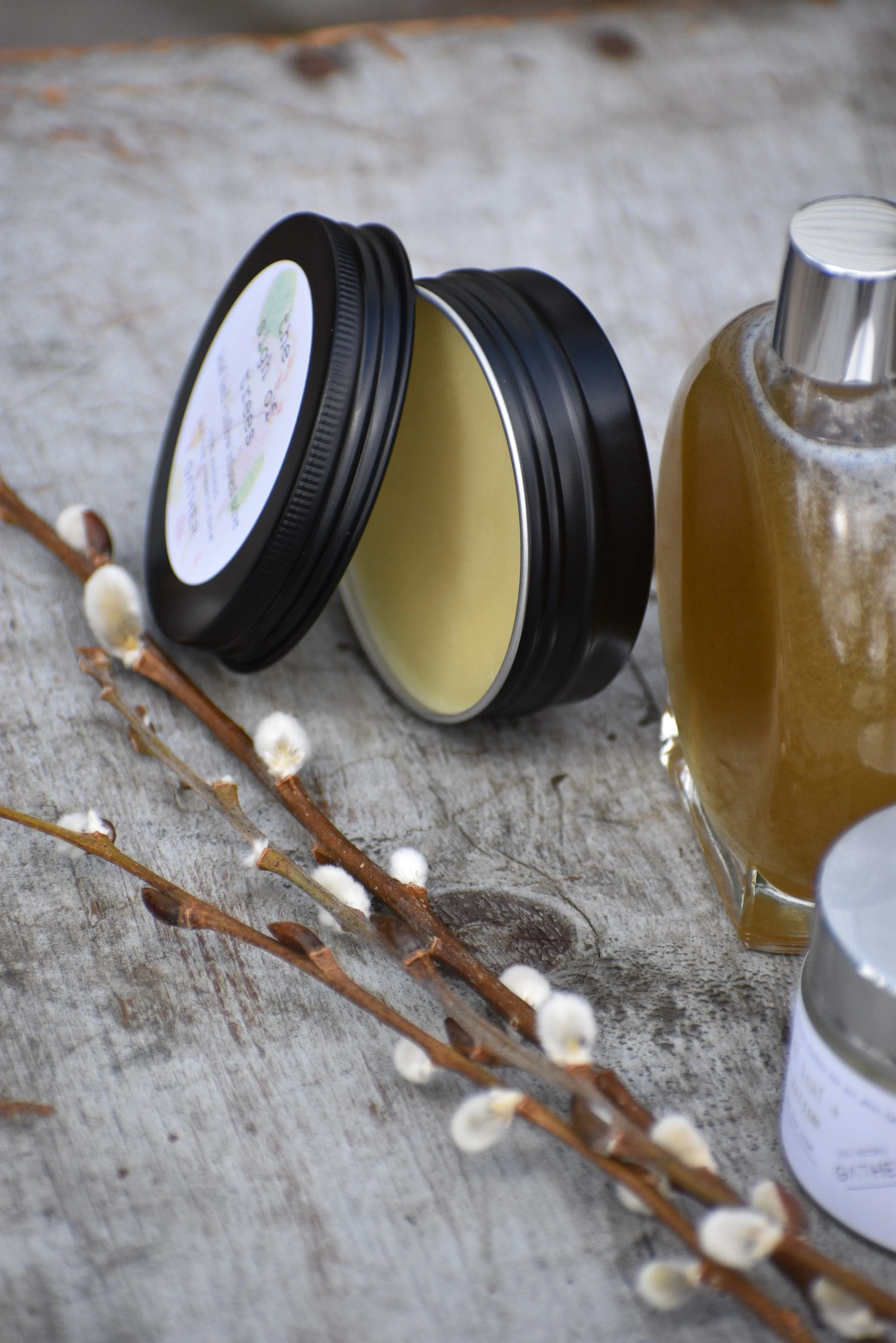 THE SIGH OF TREES SALVE | Botanical Infused Leaf Lard - Tallow Salve | Poplar . White Fir . Pinon . Sweet Fern
