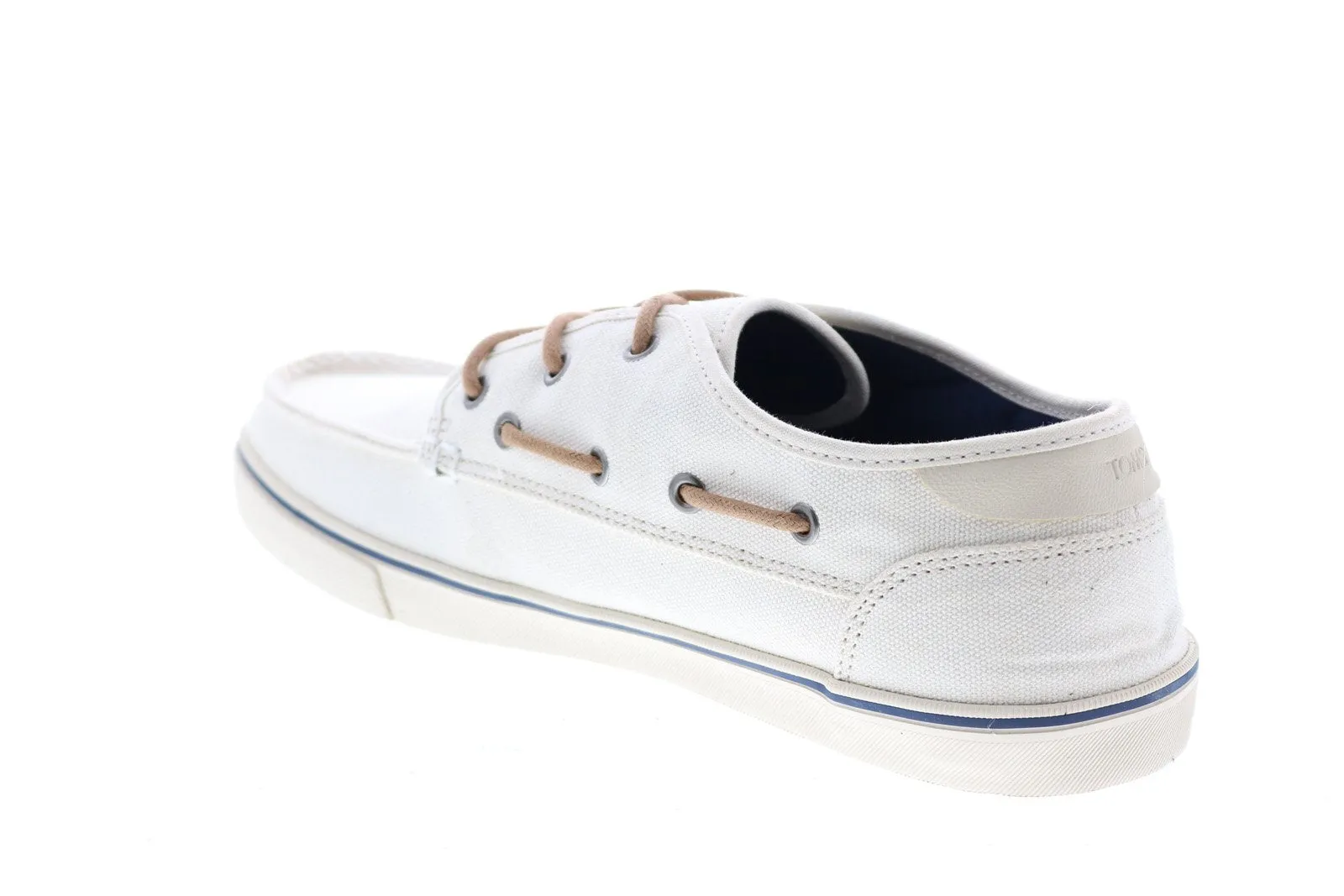 Toms Dorado 10015027 Mens Beige Canvas Loafers & Slip Ons Boat Shoes Shoes