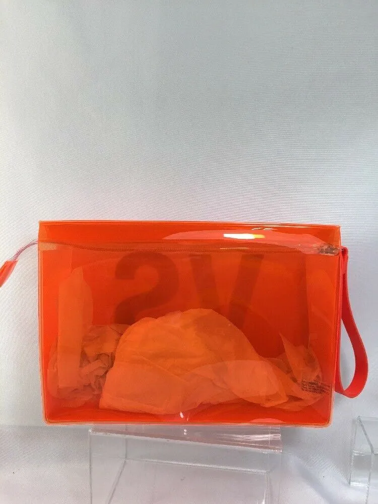 Victoria’s Secret Very Sexy Coral Bikini Bag Zipper Waterproof Beach Makeup Bag