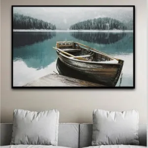 Vintage Boat In Scene S22 60*90