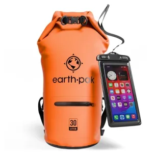 Waterproof Dry Bag w/ Zippered Pocket - Waterproof Dry Bag Backpack