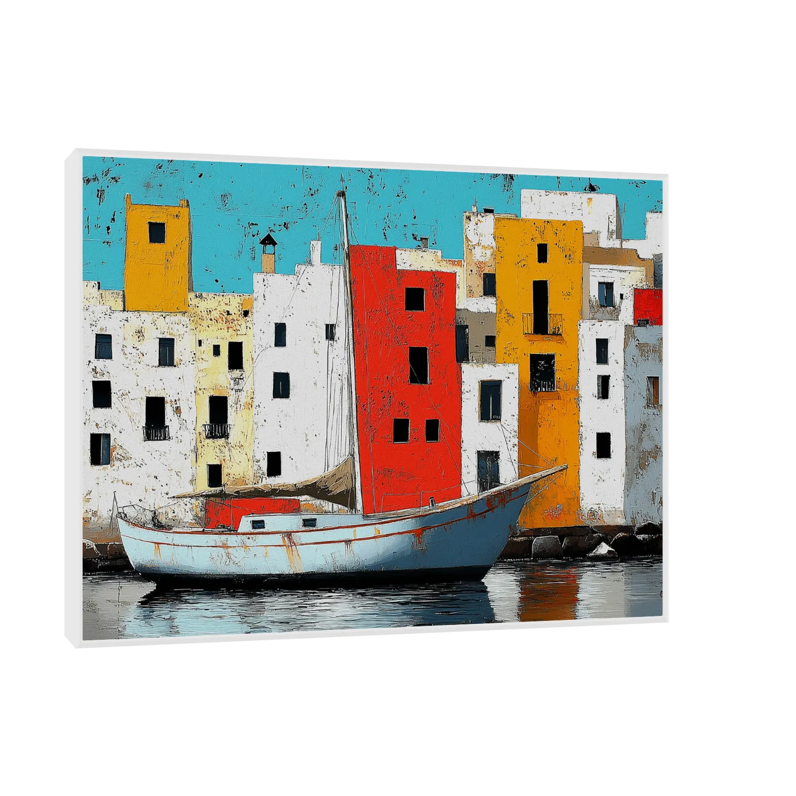 White boat