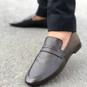 WS Pure leather Handmade Emilo Brown Formal Shoes S-0902