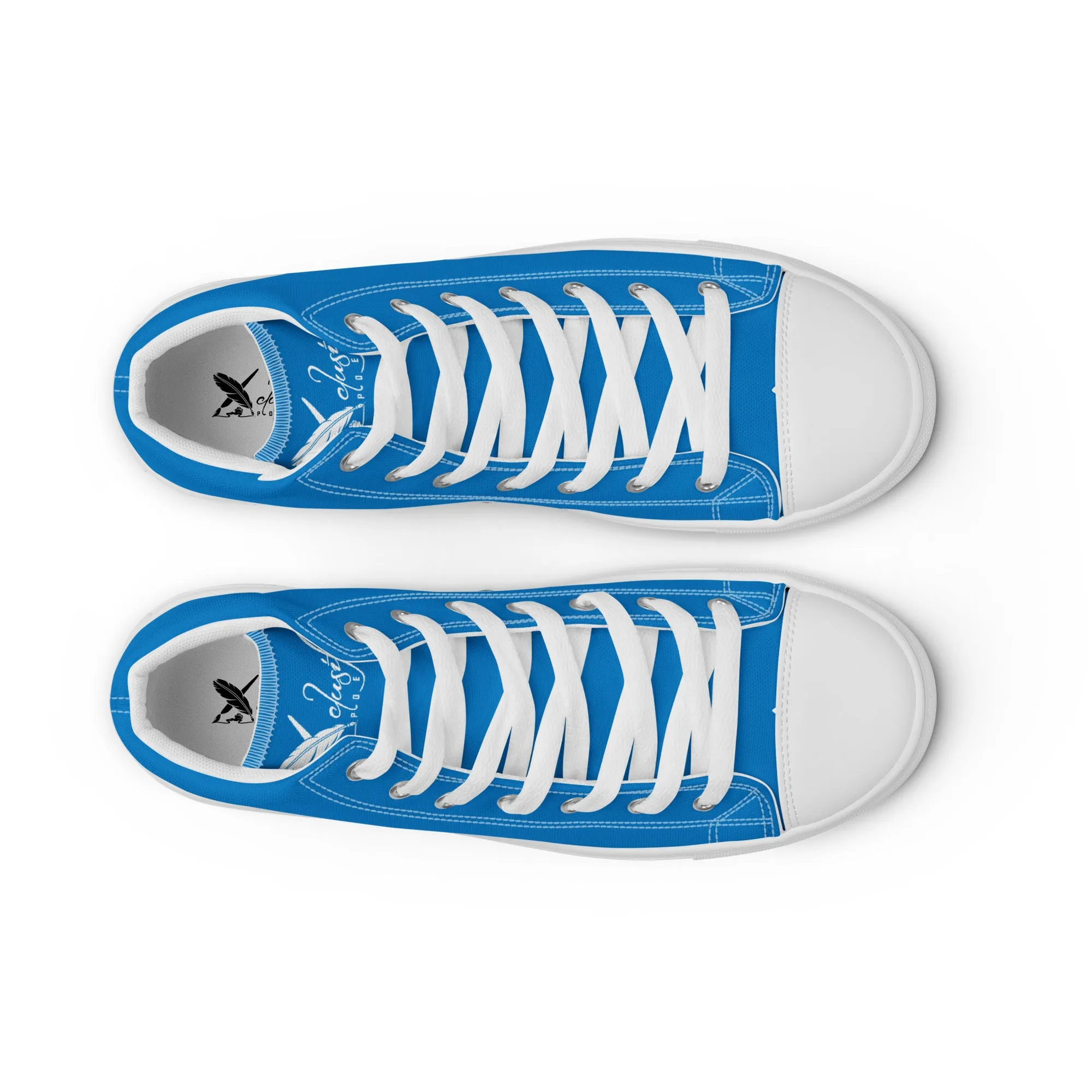 XCLUSIF POETIX BLUE & WHITE Men’s high top shoes