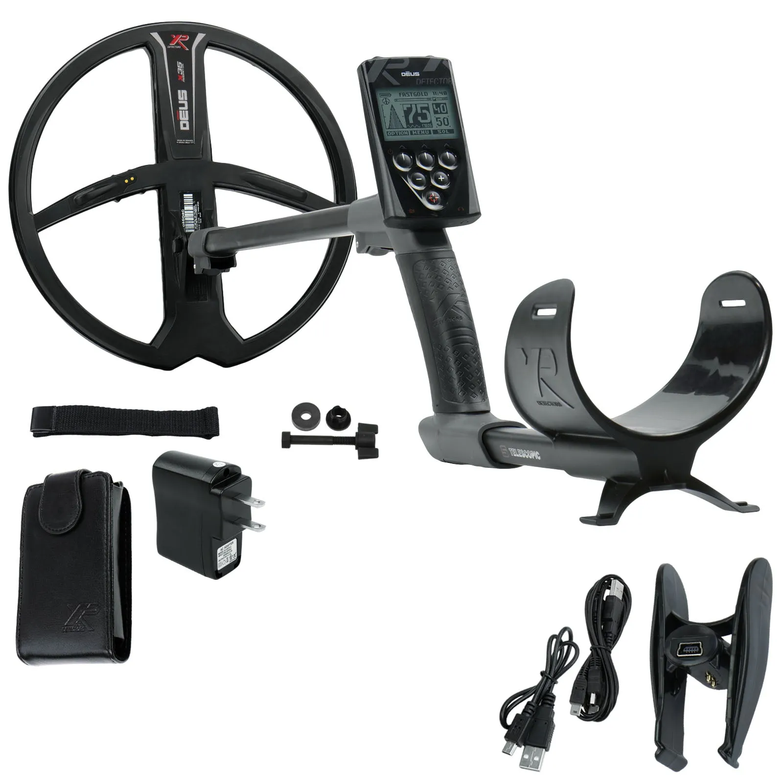 XP Deus Metal Detector with Remote and 11” X35 Search Coil (Open Box)